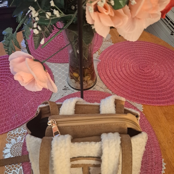 Ugg x Telfar Shearling-Trim Suede Shopper - Picture 8 of 10